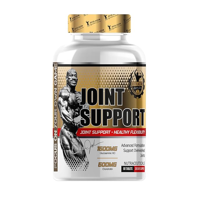 Dexter Jackson Joint Support | Advanced Formulation for Overworked Joints | 90 Tablets | Promotes Mobility &amp;amp;amp; Joint Health